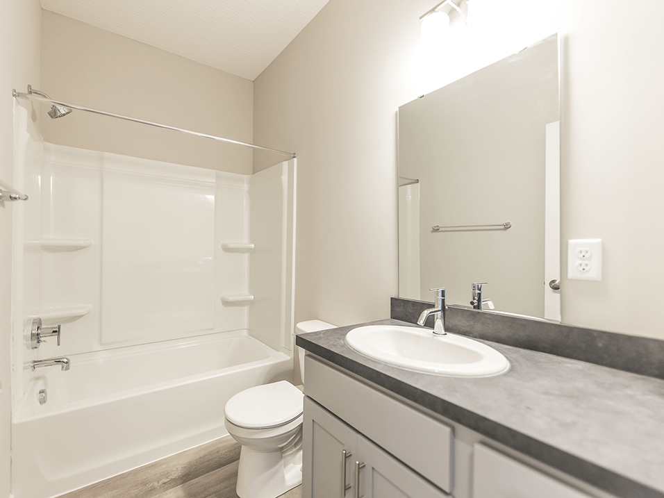 bathroom with a toilet sink and bathtub