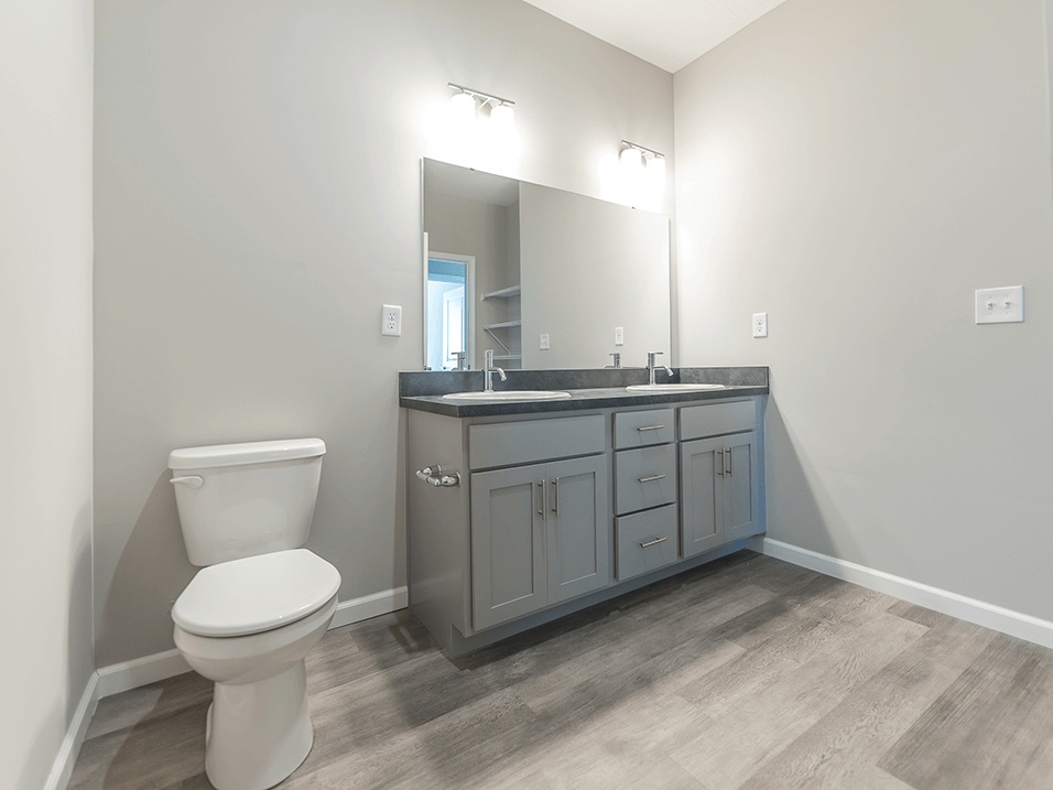vinyl flooring in bathroom