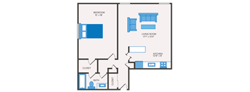 1 bedroom apartment in Columbus