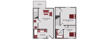 2 story townhouse in dayton OH