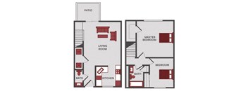 2 bedroom townhome in Dayton OH