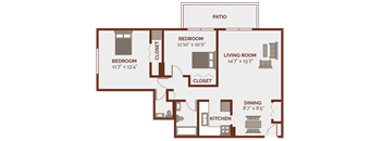 a floor plan of a home