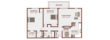 a floor plan of a house