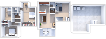 Fairlane East Apartments 3 bedroom, 2 bath