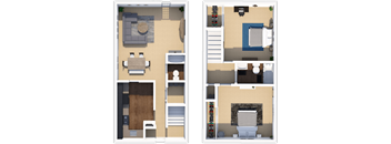 Forest Hills apartments Bradford floor plan