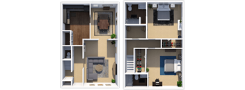 Forest Hills apartments Poplar floor plan