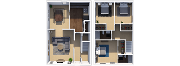 Forest Hills apartments River Oak floor plan
