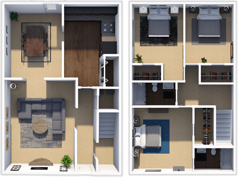 Forest Hills apartments River Oak floor plan