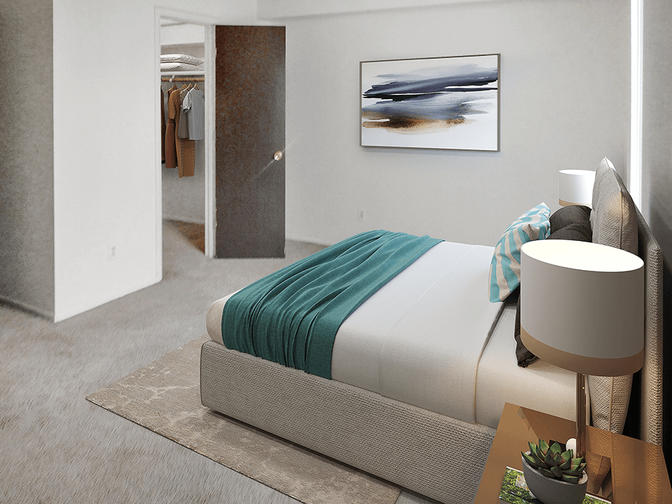 Bedroom with Walk-In Closet