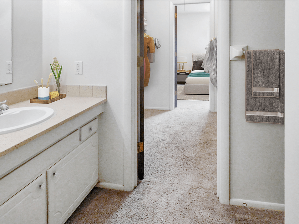 bathroom in apartment