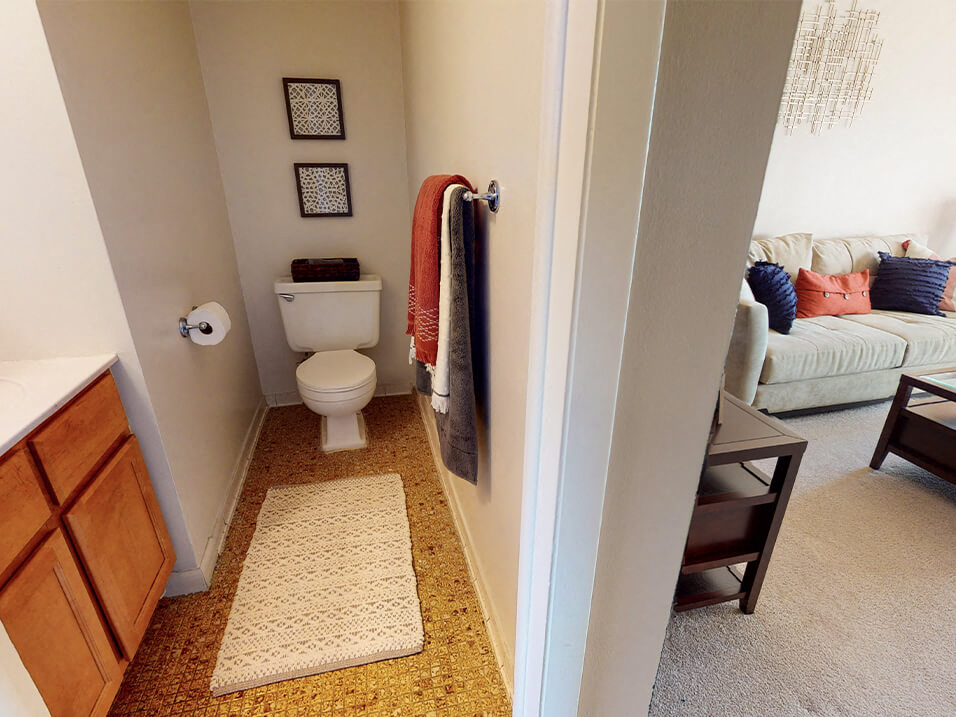 First Floor Restroom in apartment