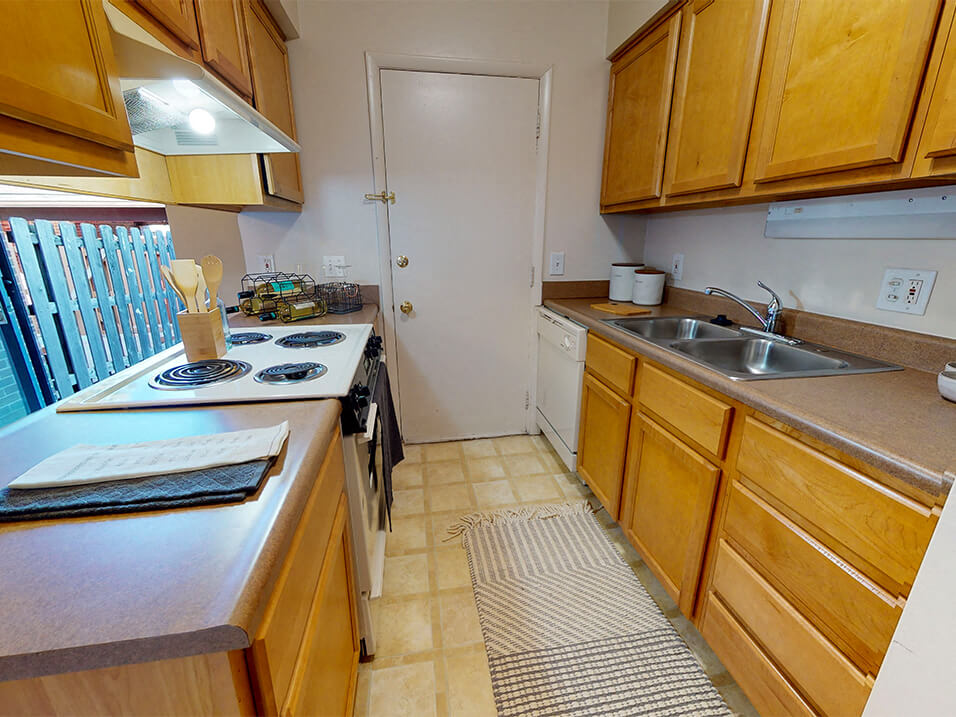 Apartment Kitchen with Dishwasher