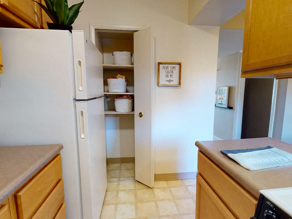 kitchen with storage