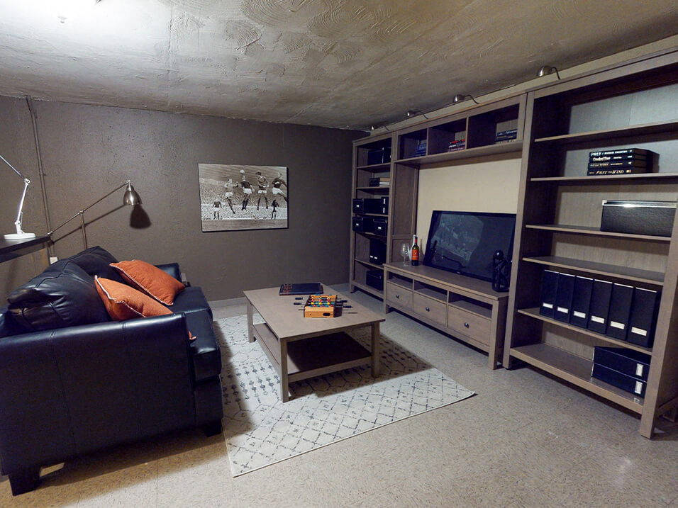 Basement in Townhome