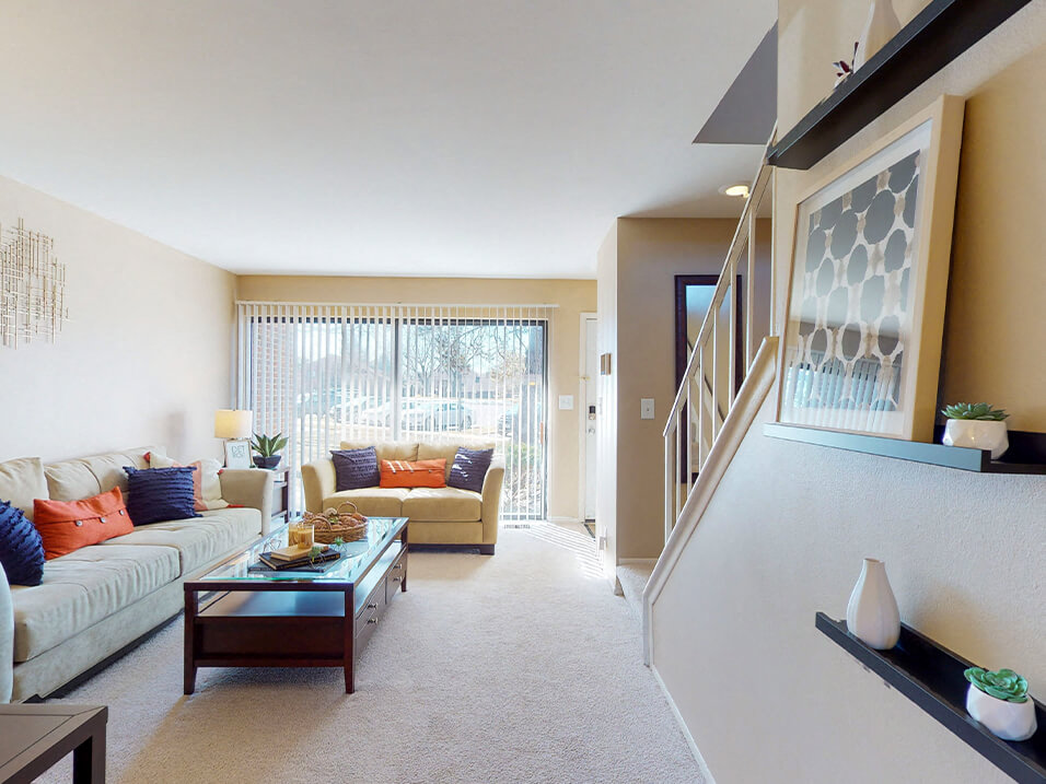 Townhouse living room