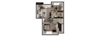 1 bedroom apartment floor plan