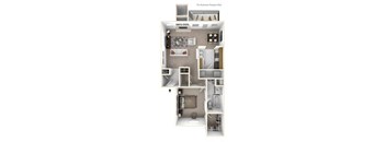 1 bedroom apartment floor plan