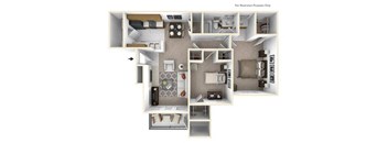 2 bedroom apartment floor plan