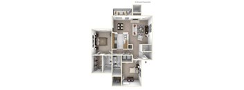 2 bedroom apartment floor plan