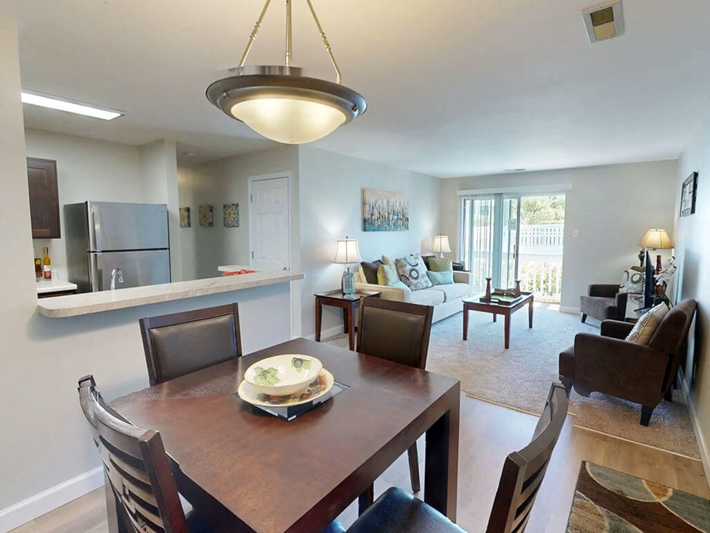 dining room in apartment
