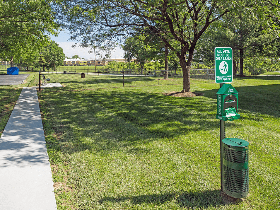 landscaping at apartment community in Florissant