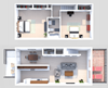 B3: 2 Bedroom, 1.5 Bath Townhome