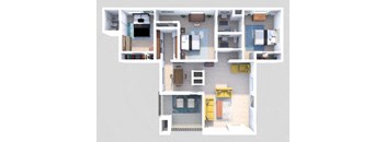 C3 3 Bedroom 3 Bath French