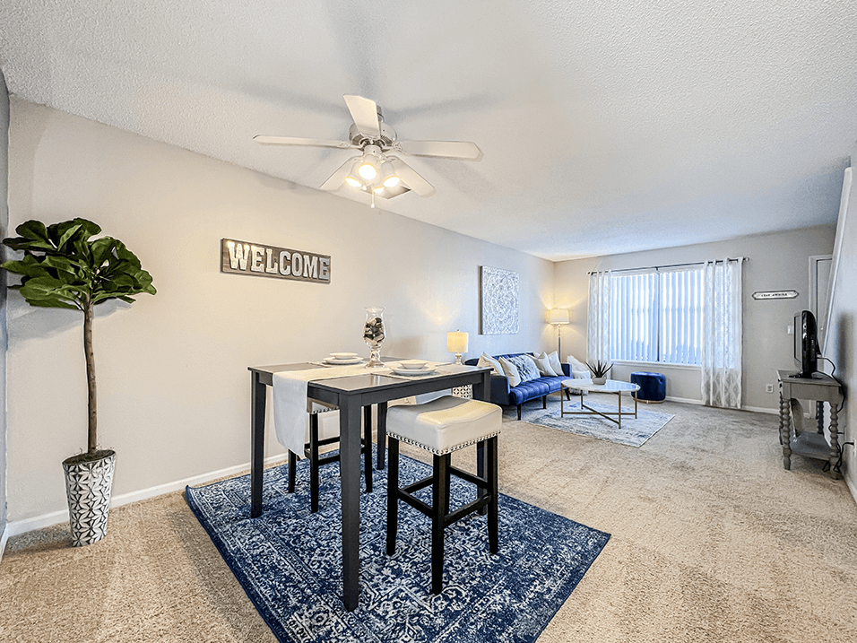 dining area in apartment