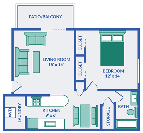 a floor plan of a house with bedrooms and baths and a kitchen and a bathroom