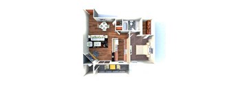 floor plan of 1 bedroom apt in longview tx