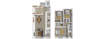 3 bedroom, 2 bathroom townhome at The Hampton at Coral Ridge
