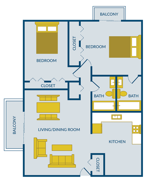 2 bedroom 2 bathroom apartment in milwaukee, wi