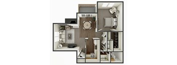the maple floor plan at hunters way apartments