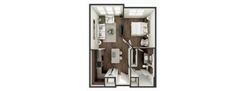1 bedroom apartment floor plan 