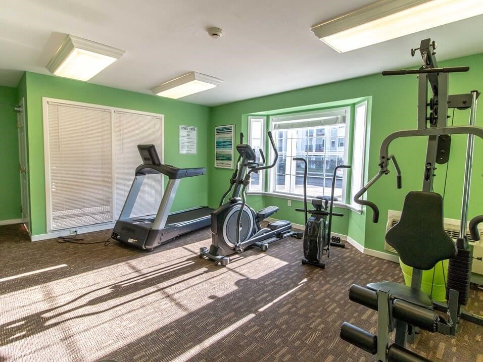 Fairfield apartments private gym for residents
