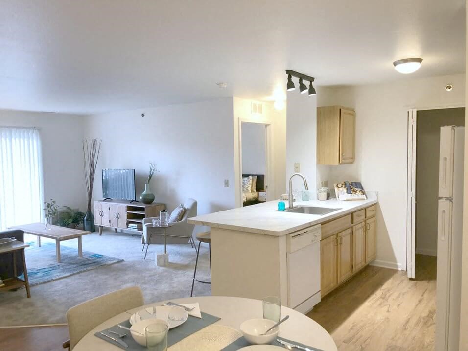 Kitchen at Fairfield Apartments