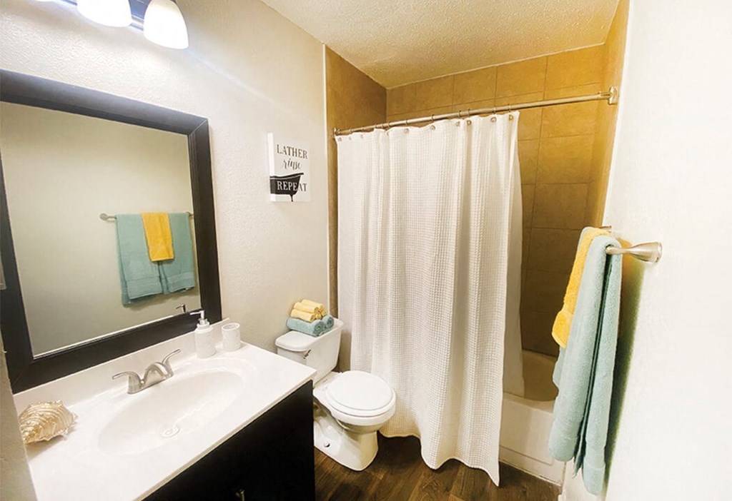 large bathrooms at a Wilmington NC apartment