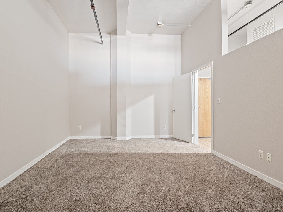 apartment with Vaulted Ceilings