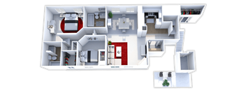 2 bedroom 2 bathroom penthouse in Downtown Toledo