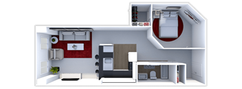 1 bedroom 1 bath floor plan