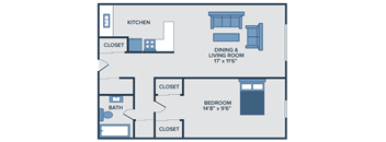 1 bedroom apartments