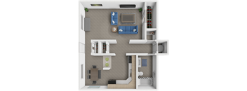 Studio apartment at Lexington Park in Columbus, OH