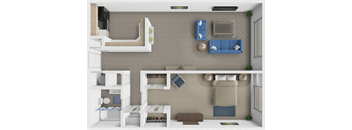 1 bedroom, 1 bathroom apartment at Lexington Park in Columbus, OH