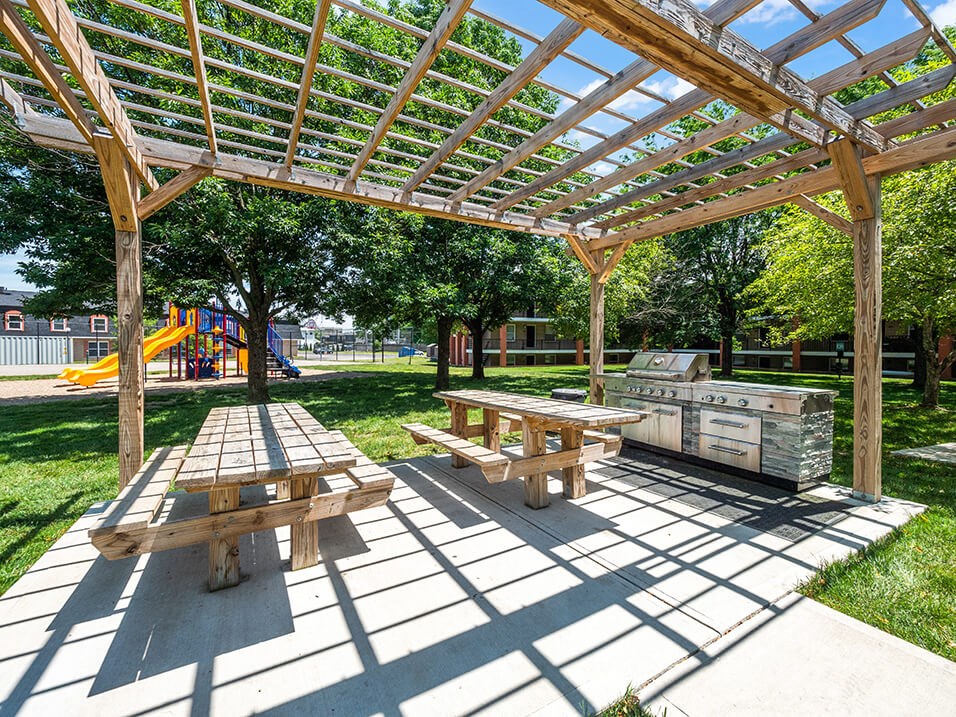 Apartment Resident Grilling Area