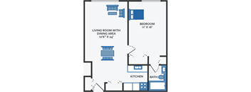 1 bedroom apartment floor plan