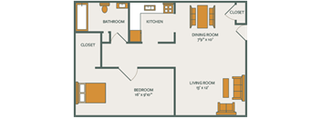 LAKE POINT  |  1 BEDROOM 1 BATH