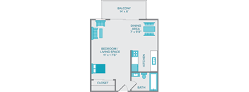 the atwood studio floor plan
