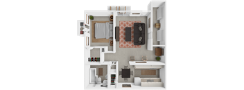 1 bed 1 bath floor plan at macarthurs lake