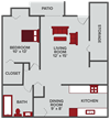 one bedroom apt in Wichita KS