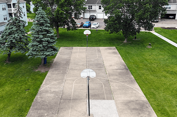 A full size basketball court at meadows of coon rapids.